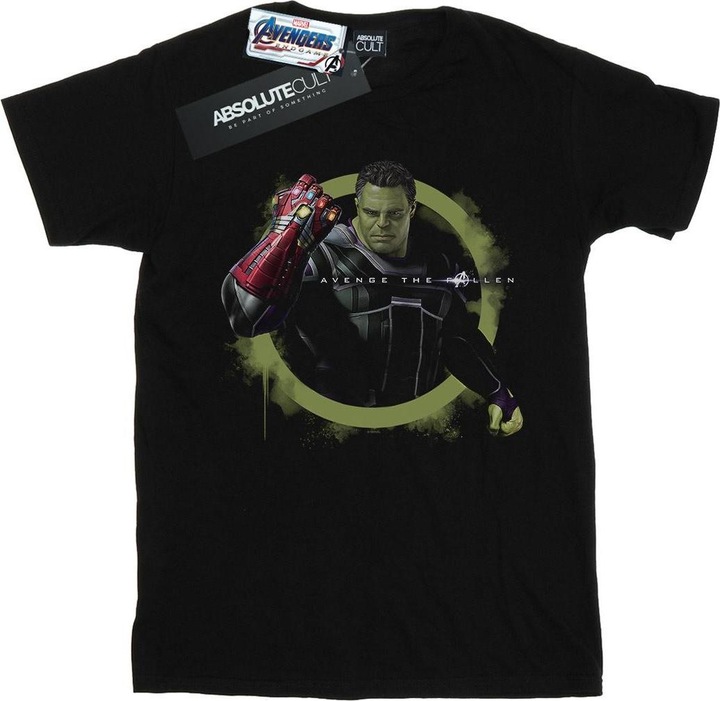 Actual product image Mens Avengers Endgame Hulk Nano Gauntlet T-Shirt (4XL)