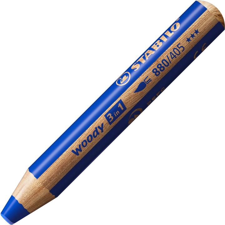 Produktbild STABILO woody 3 in 1 Buntstift (Ultramarinblau, 1 x)