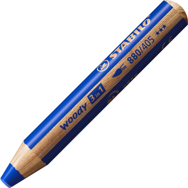 Actual product image STABILO woody 3 in 1 coloured pencil (Ultramarine blue, 1 x)