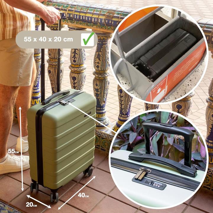 Produktbild Cabin Max Anode Handgepäck Koffer mit 4 Rollen (40 l)