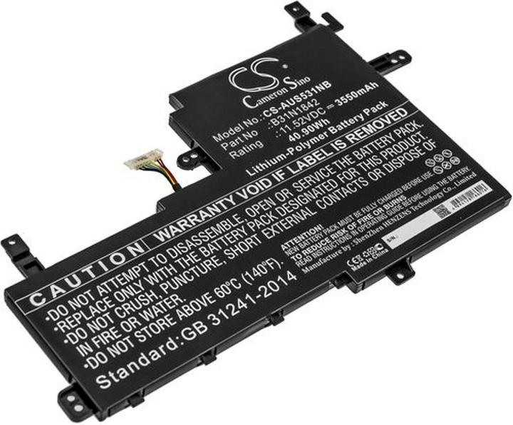 Image du produit NoName Batterie pour Asus VivoBook S15 S531FA-EJ003T etc.