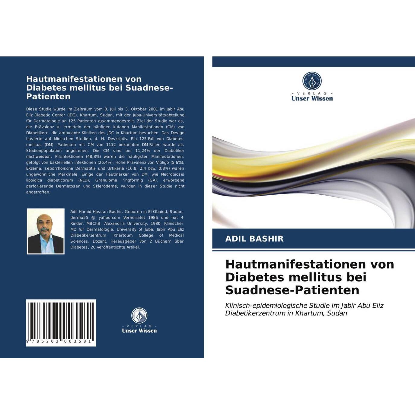 Hautmanifestationen von Diabetes mellitus bei Suadnese-Patienten, Fachbücher von Adil Bashir