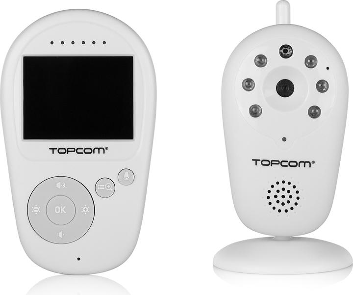 Actual product image Topcom KS-4261 Digital Baby Video Monitor, 300 m, 4 channels, 50 m, 300 m, Radio, 2.4 GHz (50 m)