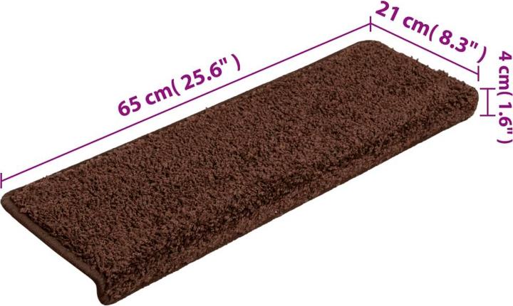 Immagine prodotto vidaXL Treppenmatte (65 x 21 cm)