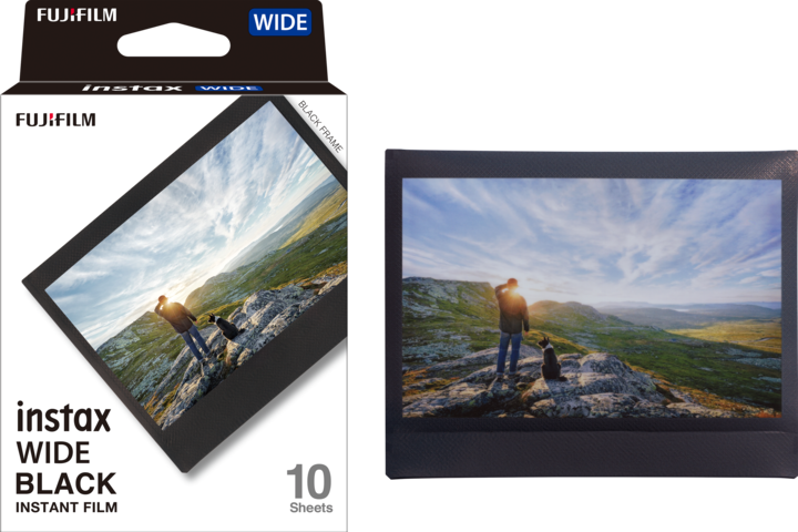 Image du produit Fujifilm m INSTAX Film large cadre noir (Instax Wide 300, Instax Wide 210)