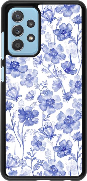 Actual product image PhoneLook Coque Spring 23 watercolor blue flowers (Samsung Galaxy A52)