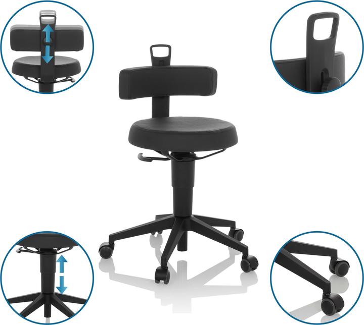 Immagine prodotto Hjh Office Top Work Flex Pu (46 - 58 cm)