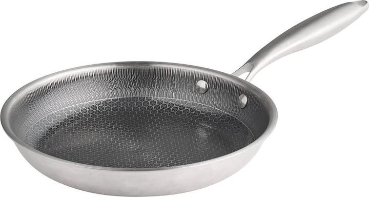Deski Bratpfanne mit Hybrid-Beschichtung (Frying pan, Stainless steel, 24 x 4.50 cm)