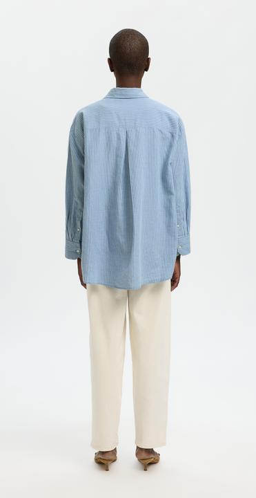 Immagine prodotto Selected Oversized Bluse aus Leinengemisch (40)