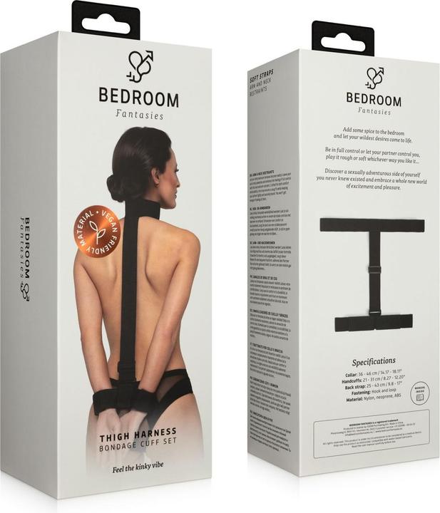 Productafbeelding Bedroom Fantasies Silicone O-Gag - Zwart