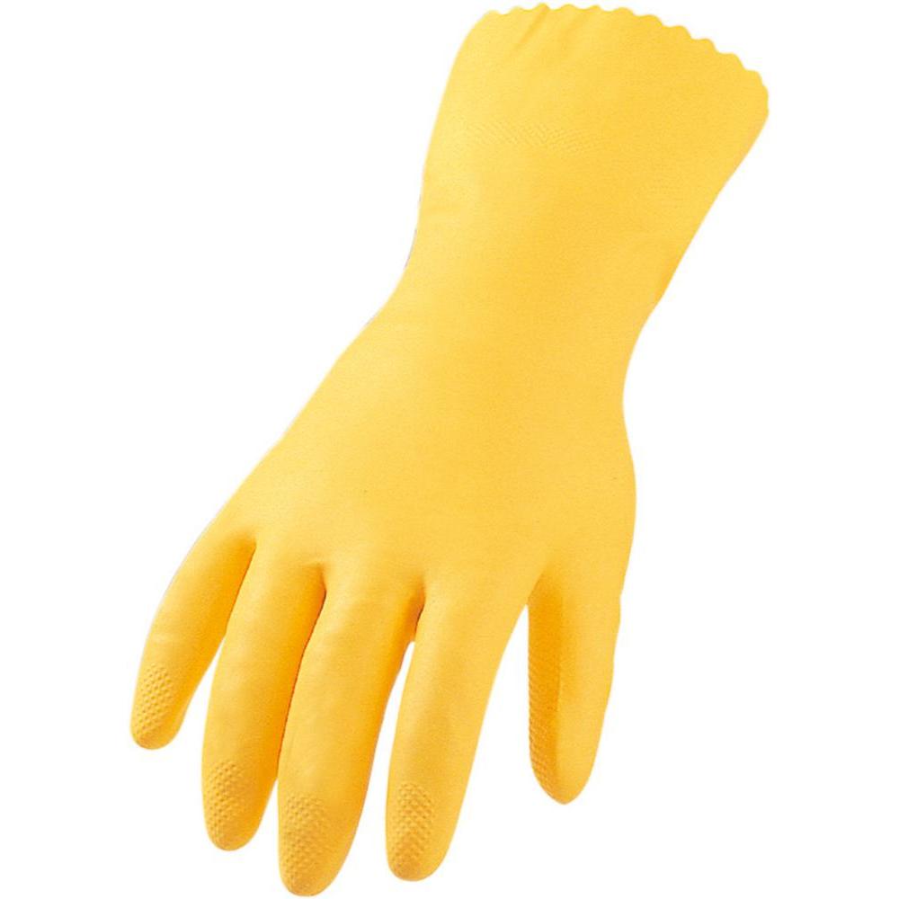 Asatex, Schutzhandschuhe, Chemikalienhandschuhe Grösse 9 gelb EN 388, EN 374 PSA-Kategorie III (9)