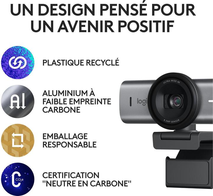 Actual product image Logitech MX Brio 705 for Business (8.50 Mpx)