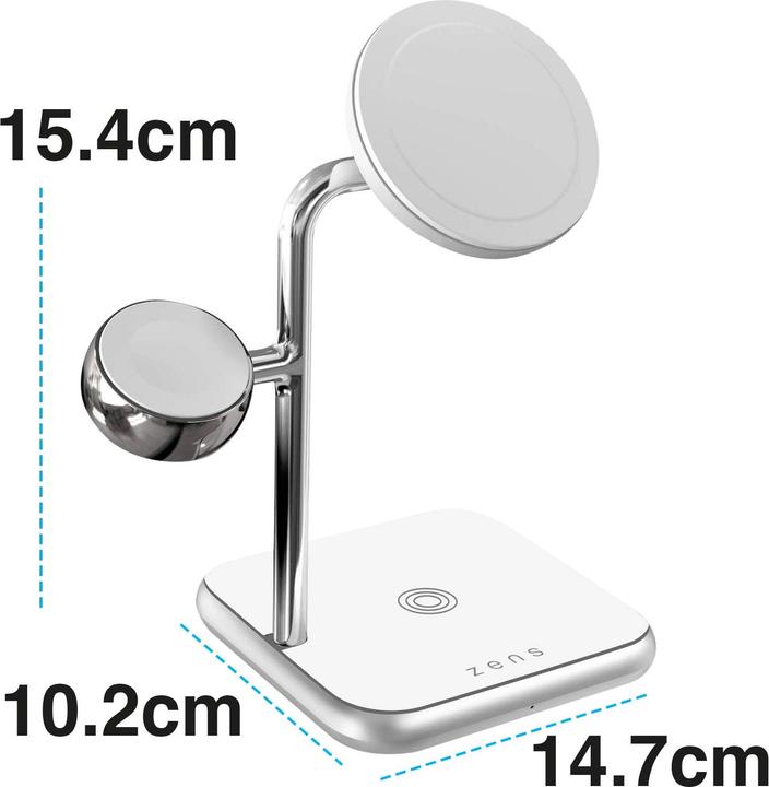 Actual product image Zens 4-in-1 MagSafe + Watch charger (45 W)