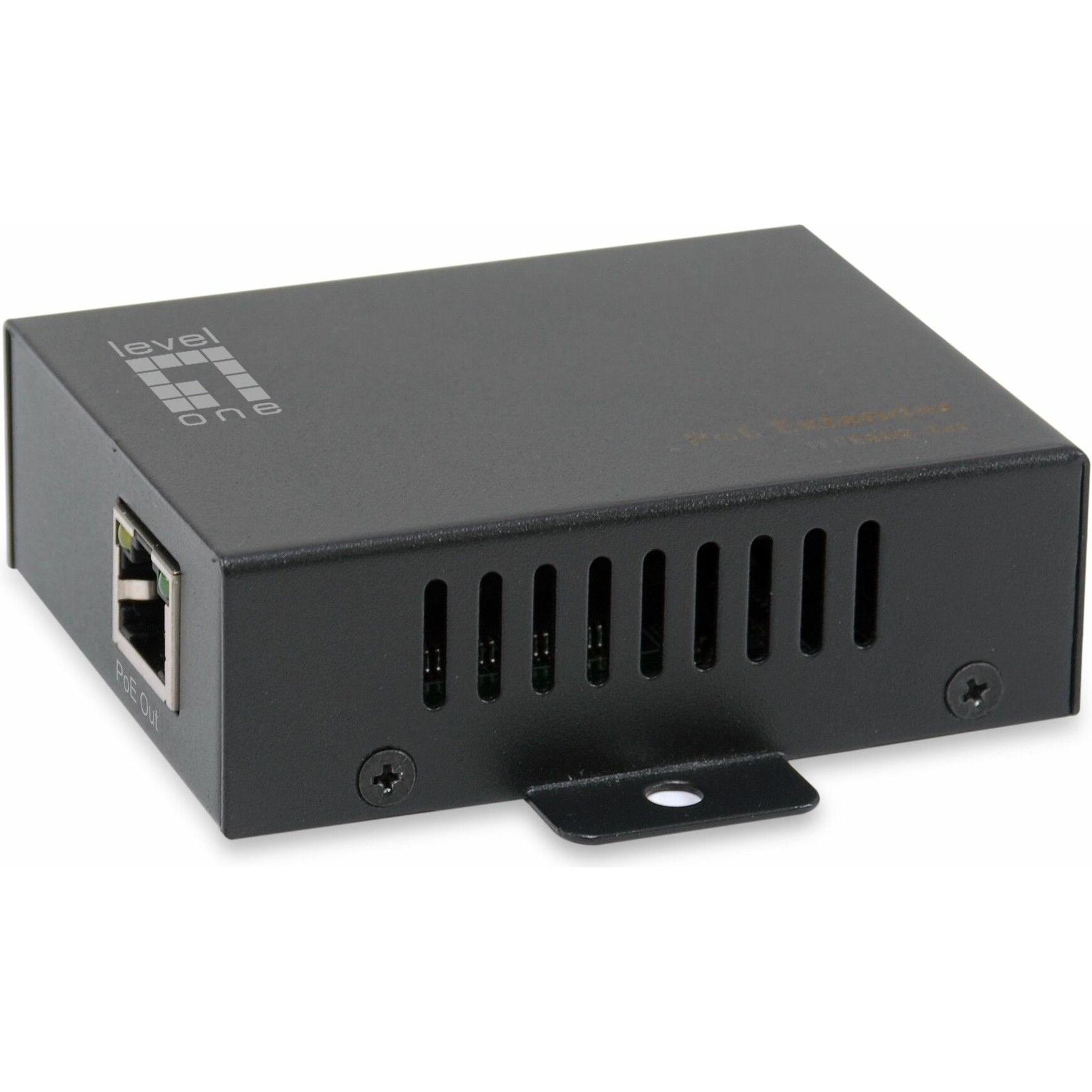 LevelOne POR-0111 Ripetitore PoE RJ-45 a 1 porta per esterni, Accessori di rete