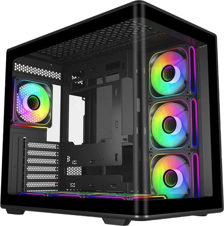 Produktbild Cooler Master CoolerMaster Geh Elite 600 7fans Black (ATX, mATX, Mini-DTX, Mini-ITX)