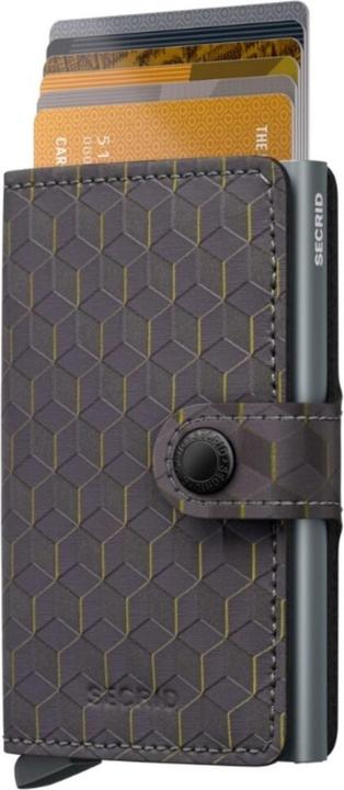 Actual product image Secrid Miniwallet Optical Grey Yellow