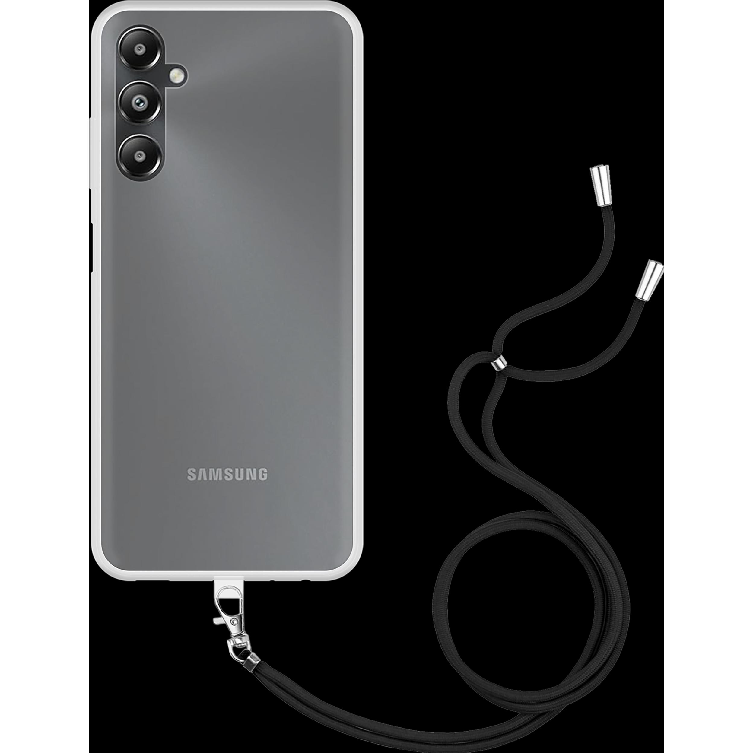 Cazy Handykette Hülle Kompatibel mit Samsung Galaxy A05s - Silikon Handyhülle mit Band Necklace Hülle -, Handykette, Tra...