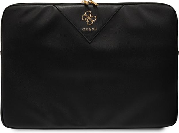 Actual product image Guess Sleeve GUCS16ZPGSTEGK 16" czarny/black Triangle 4G (16")