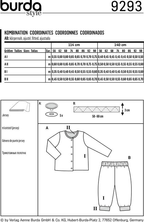 Produktbild Schnittmuster Jacke