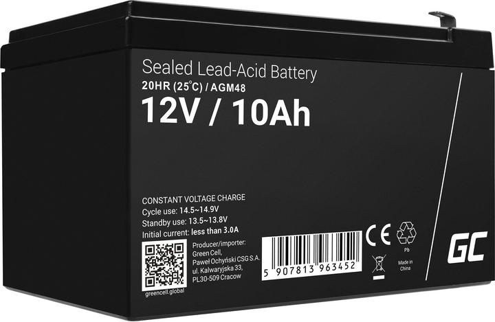 Image du produit GreenCell AGM48 (12 V, 10 Ah)