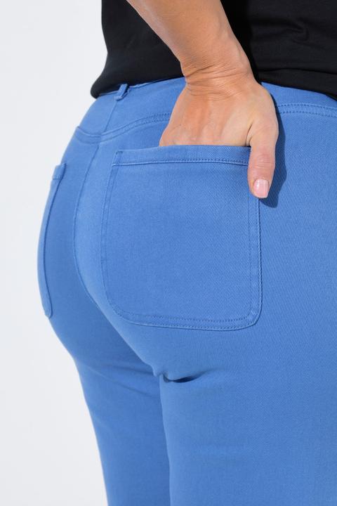 Produktbild Ulla Popken Jeans-Culotte, weites Bein, Elastikbund (48)