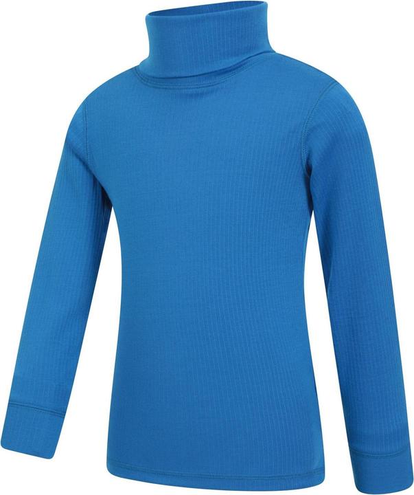 Actual product image Mountain Warehouse Childrens/Kids Talus Roll Neck Long-Sleeved Top (128)
