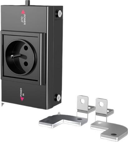 Actual product image Rittal 2500712 LED F/B (type E CEE 7/5) SZ Socket outlet box