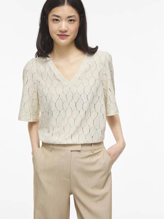 Immagine prodotto Vila VIMARCELLA V-Ausschnitt Oberteil mit kurzen Ärmeln (M)