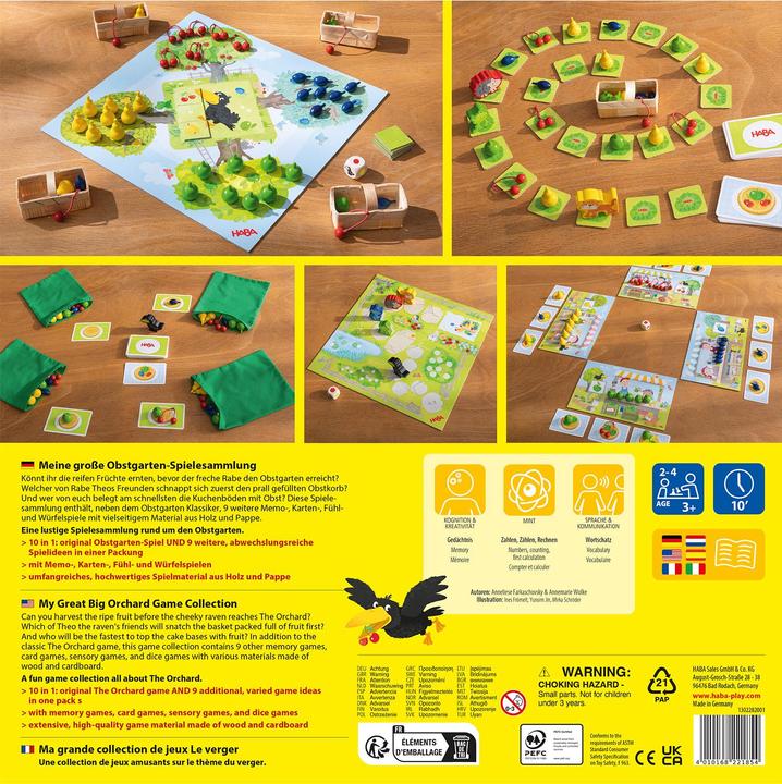 Produktbild Haba Meine grosse Obstgarten-Spielesammlung (Deutsch)