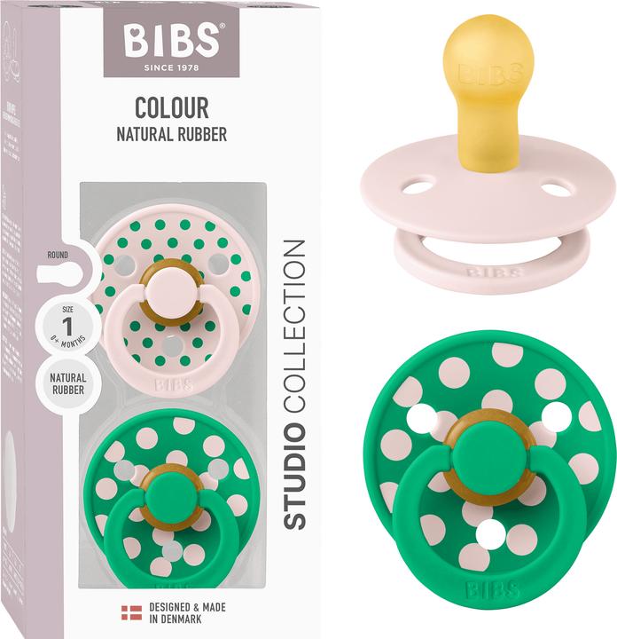 Produktbild Bibs - Pacifier Studio Colour 2 PACK Ladybug Latex - Violet Sky - Size 2 (2x, 6 - 12 Monate)
