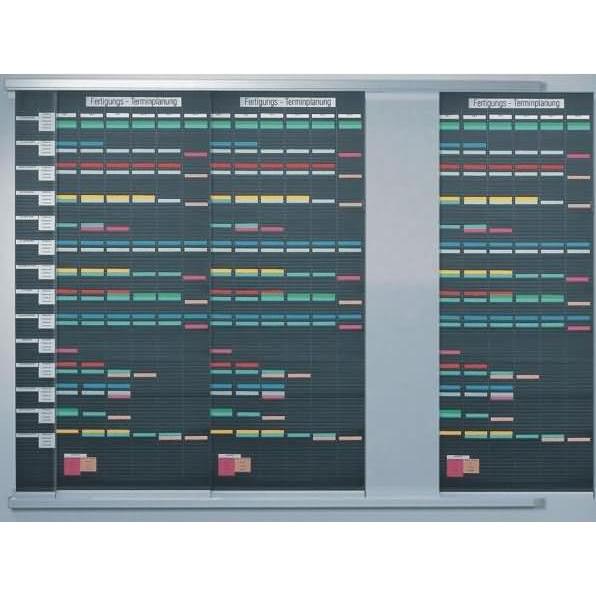 Ultradex, Präsentationstafel, Schiebe-u. Kombitafel Planrecord B492xH1250mm 106 Steckbahnen