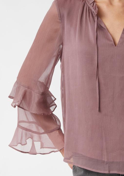 Immagine prodotto Comma Bluse Bluse mit femininen Volants aus Crêpe-Chiffon (42)