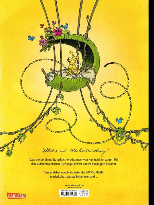 Produktbild Das Humboldt-Tier – Ein Marsupilami-Abenteuer (Flix, Deutsch)