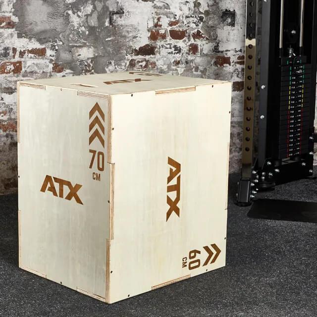 Immagine prodotto ATX Box plyo antiscivolo - legno 50 x 60 x 70 cm