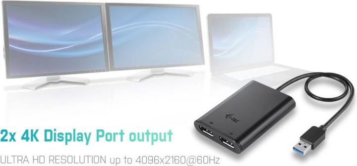 Immagine prodotto i-tec USB 3.0 a (DP, 6 cm)