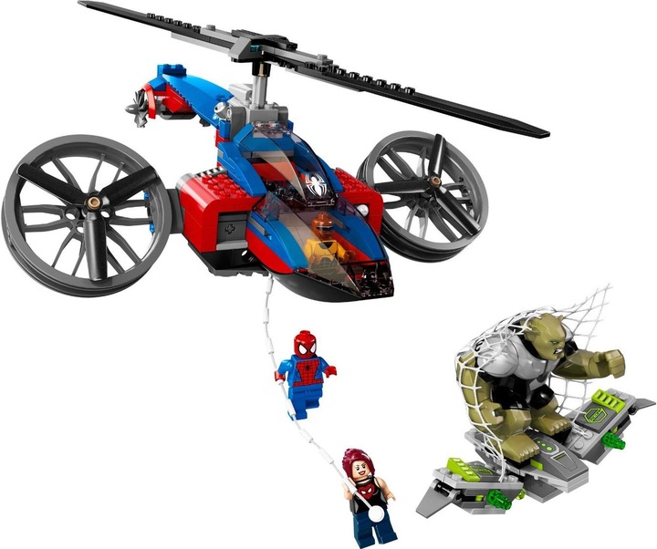 Immagine prodotto LEGO Salvataggio dei supereroi con l'elicottero ragno (76016, LEGO Marvel)