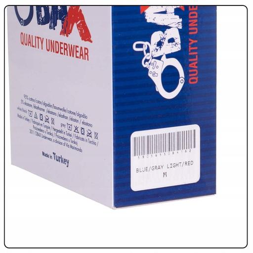 Immagine prodotto Obax Boxer Uomo 3p Blu/Grigio/Rosso XL (XL)
