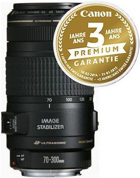 Produktbild Canon EF 70-300mm, f/4-5.6 IS USM (Canon EF, Vollformat)