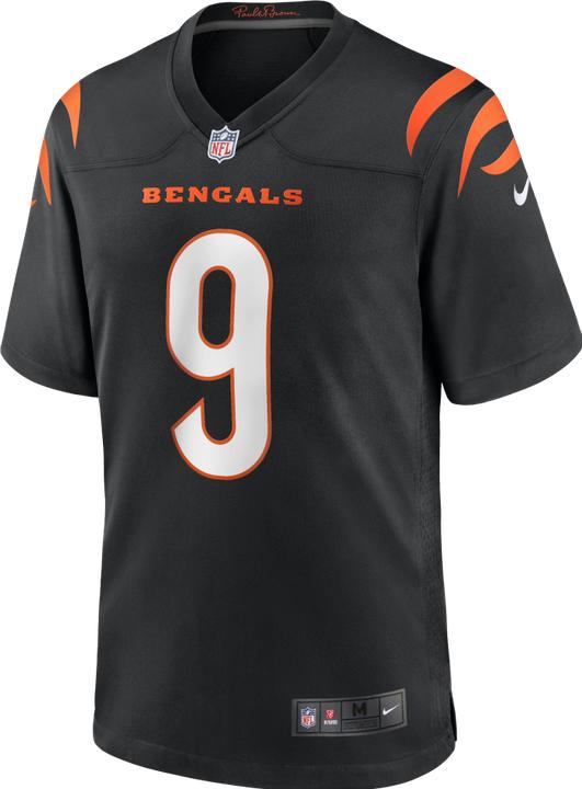 Actual product image Nike Cincinnati Bengals Home Game Jersey Burrow 9 XL (XL)