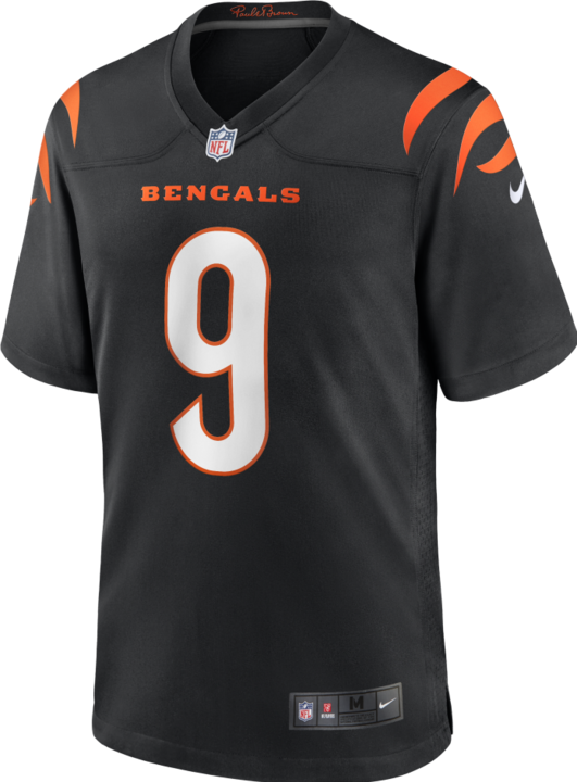 Nike Cincinnati Bengals Home Game Jersey Burrow 9 XL (XL)