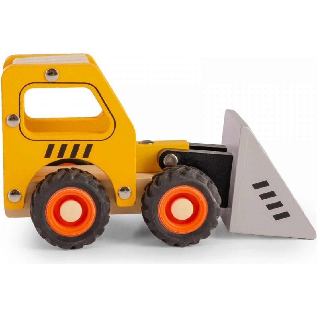 Daff Holzauto mit Reifen - Bagger (47358052)
