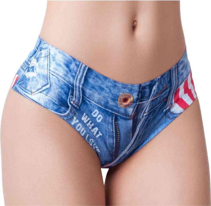 Memème Slip "JEANS AMERICAN FLAG" (L, Einzelpack)