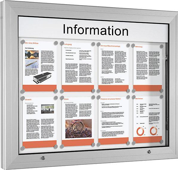 Produktbild kaiserkraft Schaukasten (Magnettafel, 102.5 x 80 cm)