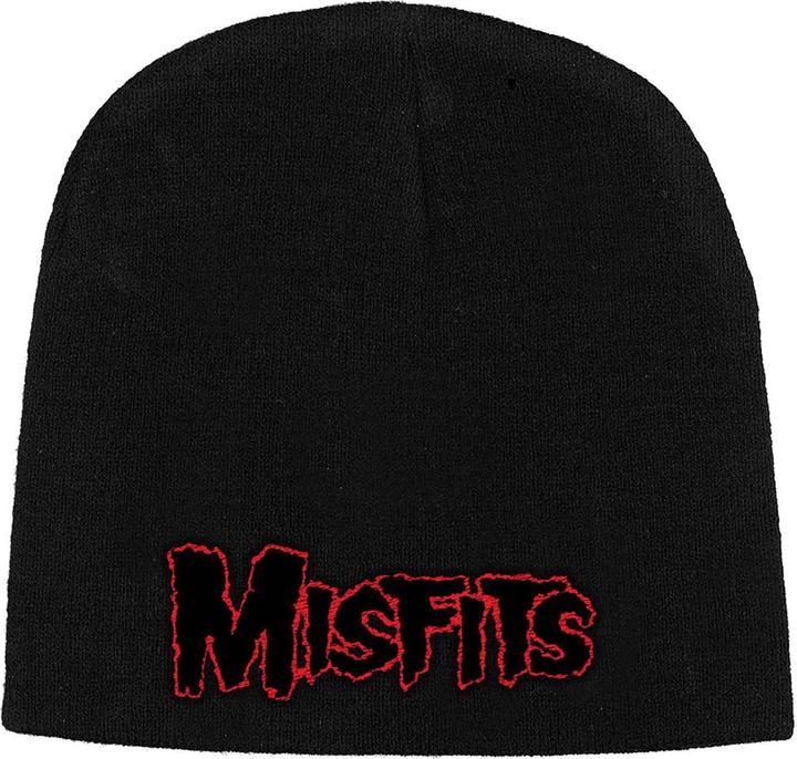 Actual product image Misfits Unisex Adult Red Logo Beanie (One size)