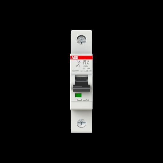 Actual product image ABB S201M-Z1 Circuit breaker Z-Char.,10kA,1A,1P