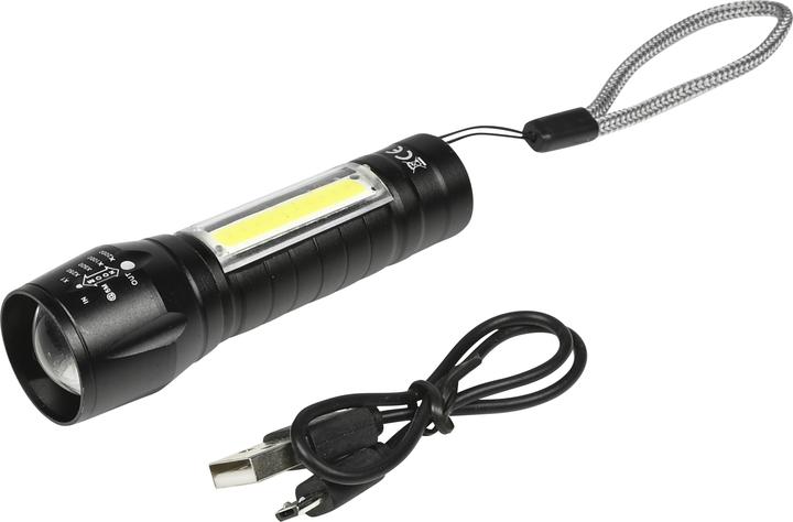 Actual product image ProPlus Flashlight tactical COB 2-in-1 rechargeable (10 cm, 70 lm)