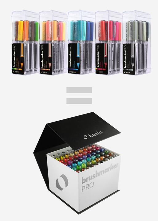 Actual product image Karin Brush Marker Pro Mega Box (Multicoloured, 60 x)