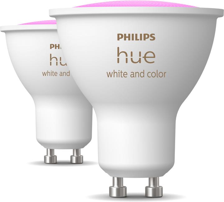 Productafbeelding Philips Hue 4,2W GU10 2P (GU10, 400 lm, 2 x)