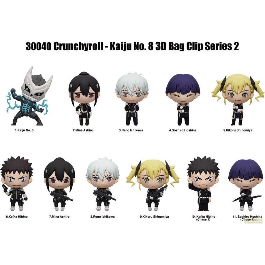 Monogram Int., Portachiavi, Kaiju No. 8 PVC-Taschenanhänger Series 2 Display (24)