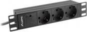 Produktbild Lanberg PDU-03F-0200-BK Stromverteilereinheit (PDU) 3 AC-Ausgänge 1U (3x, CEE 7/3, 2 m)